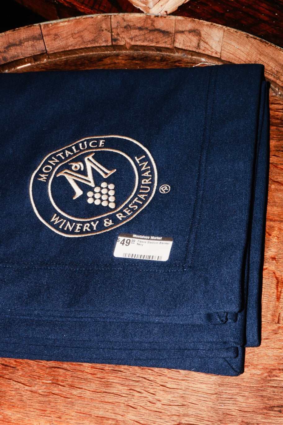 Fleece Stadium Blanket Navy