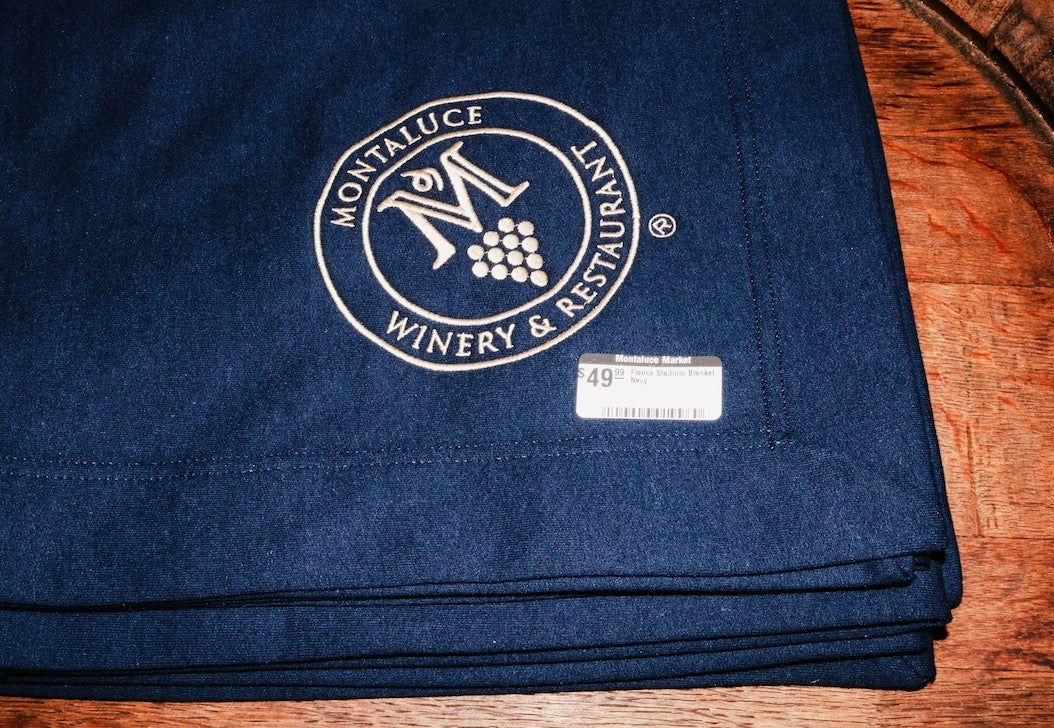 Fleece Stadium Blanket Navy